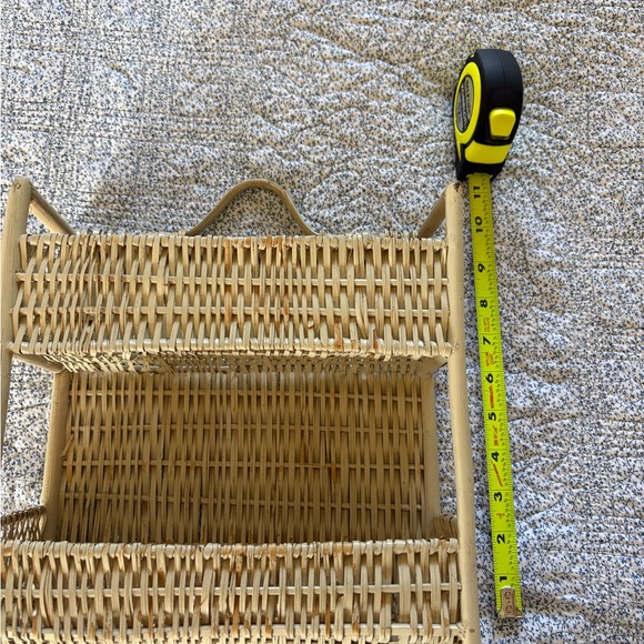 Woven Rattan Magazine Rack - Picture 4 of 5